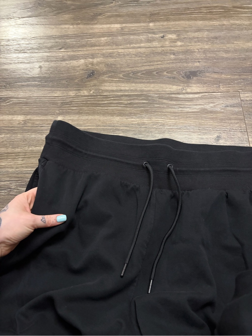 Old Navy Extra-High Waisted Dynamic Fleece Wide-Leg Sweatpants Black Jack 2X - Picture 5 of 8